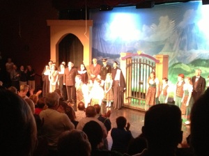The talented cast of Theatre Macon's "Sound of Music" takes a bow